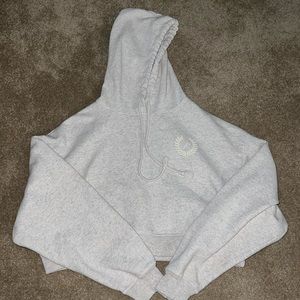 PINK Cropped Hoodie